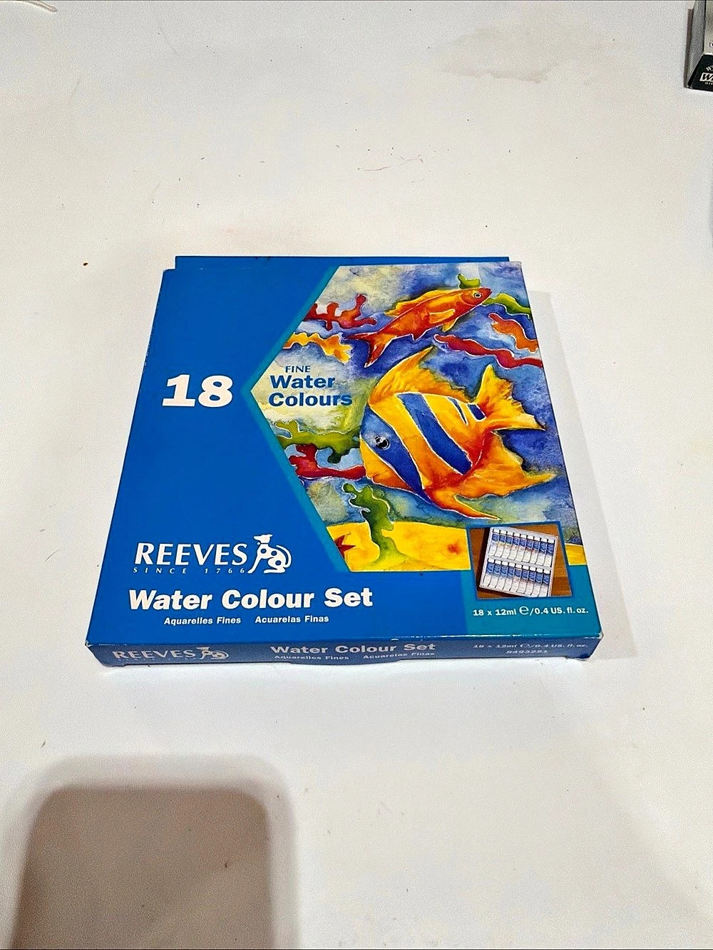 Reeves Fine Water Colour Set 18 Tubes 12ml/0.4 fl.oz. Each Old Stock Sealed